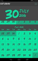 Today's Calendar captura de pantalla 3