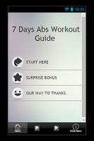 7 Day Abs Workout Guide Affiche