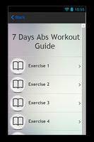 7 Day Abs Workout Guide capture d'écran 1
