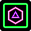 Neon Poly - Shape Puzzle Game