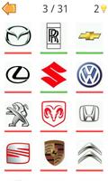 Logo Moto Quiz Challenge Cars Affiche