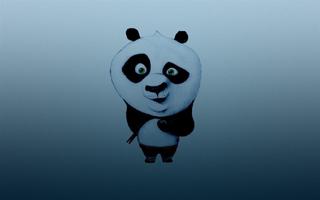 Panda Cute Anime Screensaver Affiche
