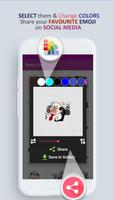Emoji & Stickers for Whastapp & Facebook capture d'écran 3
