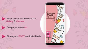 Post Maker - Flyer Design,Poster Art for Whatsapp poster