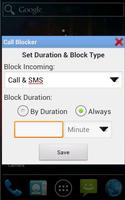 Logic Call and SMS Blocker captura de pantalla 1