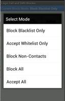 Logic Call and SMS Blocker اسکرین شاٹ 3