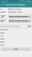 Free Easy GST Calculator India capture d'écran 3
