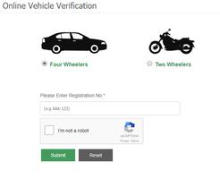 2 Schermata Vehicle Verification Online