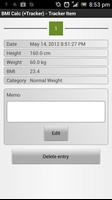 BMI Calculator (Tracker/Graph) screenshot 3