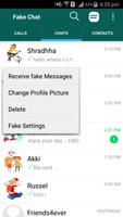 WhatsF3-Fake Chat,Call FullApp پوسٹر