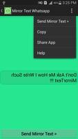 Mirror Text For Whatsapp screenshot 2