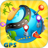 Gps Navegador de ruta gps Navegación gps Tracker m icono