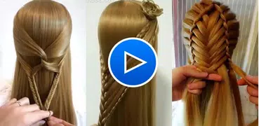 Vídeos de penteado Tutorial para meninas cabelo em