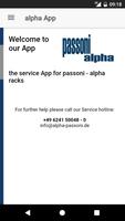 passoni-alpha App Plakat