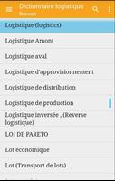 logistics dictionary capture d'écran 2