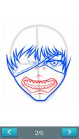 How to Draw :Tokyo Ghoul capture d'écran 1