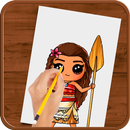 How to Draw :Moana APK