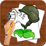 How to Draw :Plants vs Zombies