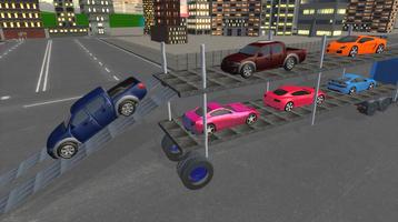 Elevated Car Transporter Game: Cargo truck Driver ảnh chụp màn hình 1