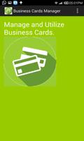 Business Cards Manager Cartaz