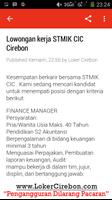 Loker Cirebon capture d'écran 2