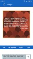 برنامه‌نما Steve Jobs Inspirational Quotes عکس از صفحه