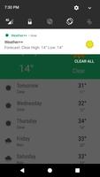 Weather++ captura de pantalla 1