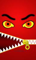 Angry Monster Lock - Zipper स्क्रीनशॉट 3