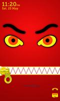 Angry Monster Lock - Zipper Plakat