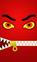 برنامه‌نما Angry Monster Lock - Zipper عکس از صفحه