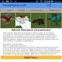 Mods for Minecraft Pe captura de pantalla 1