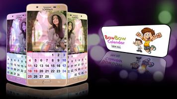 Calendar Photo Frame 2018 - Hot Girls Photo Editor imagem de tela 2