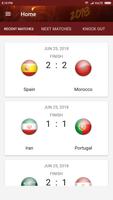 Football World Cup 2018 -Live Score Groups Lineups الملصق