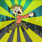 Shock danger land run free icon