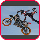 Motorcross In Action Photo Frames icône