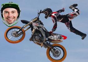 Motorcross In Action Photo Frames الملصق