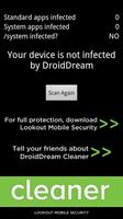DroidDream Malware Cleaner पोस्टर