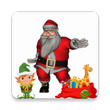 Funny Talking Santa