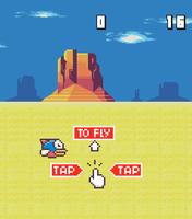 Pixel Guard : Explosive Flappy Bird syot layar 1