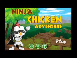 Ninja Chicken Adventure-poster