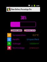 Show Battery Percentage Pro پوسٹر