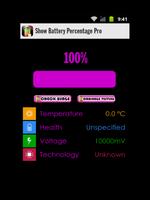 Show Battery Percentage Pro اسکرین شاٹ 1