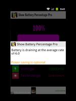 3 Schermata Show Battery Percentage Pro