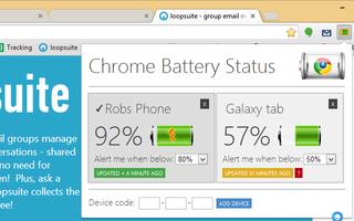 Chrome Battery Status постер