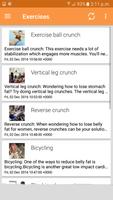 Belly Fat Exercise (Videos) screenshot 2