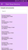 Male' Shop Directory اسکرین شاٹ 1