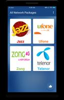 All Network Packages Pakistan - Jazz Zong Ufone Affiche