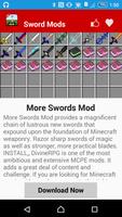 Sword Mod For MCPE' ภาพหน้าจอ 2