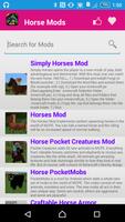 Horse Mod For MCPE' Ekran Görüntüsü 1