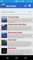 Boat Mod Untuk MCPE ' screenshot 1